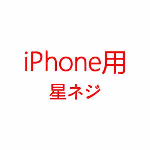 iPhone用星型ネジ